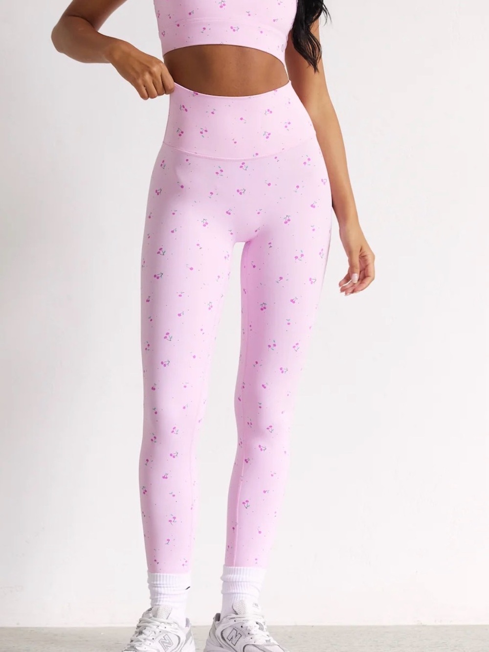 Astoria LUXE BLOSSOM Full Length Legging - Cherry